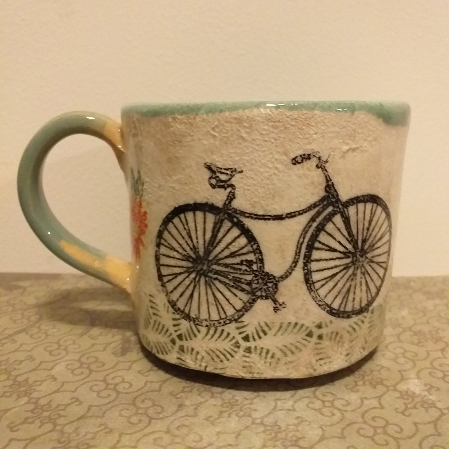 Ceramic Teacup, handbuilt