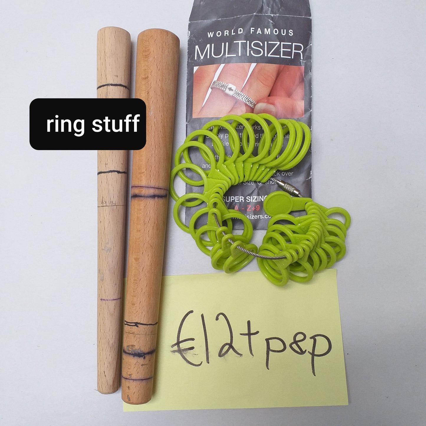 Metal Clay destash- ring sizer, mandrels, bezel roller
