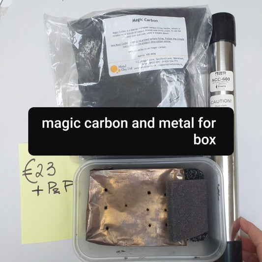 Metal clay supplies destash- Magic carbon