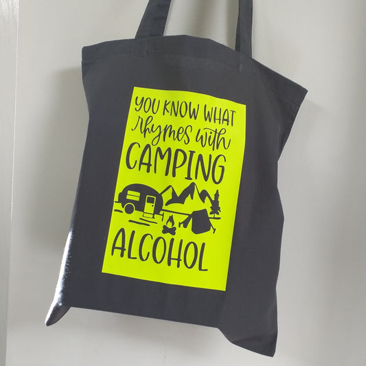 Tote bag for thirsty campers!