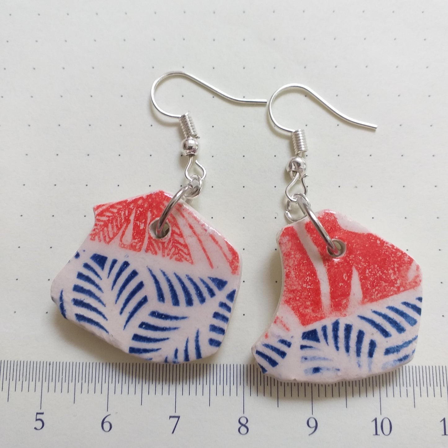 Sea Pottery Earrings