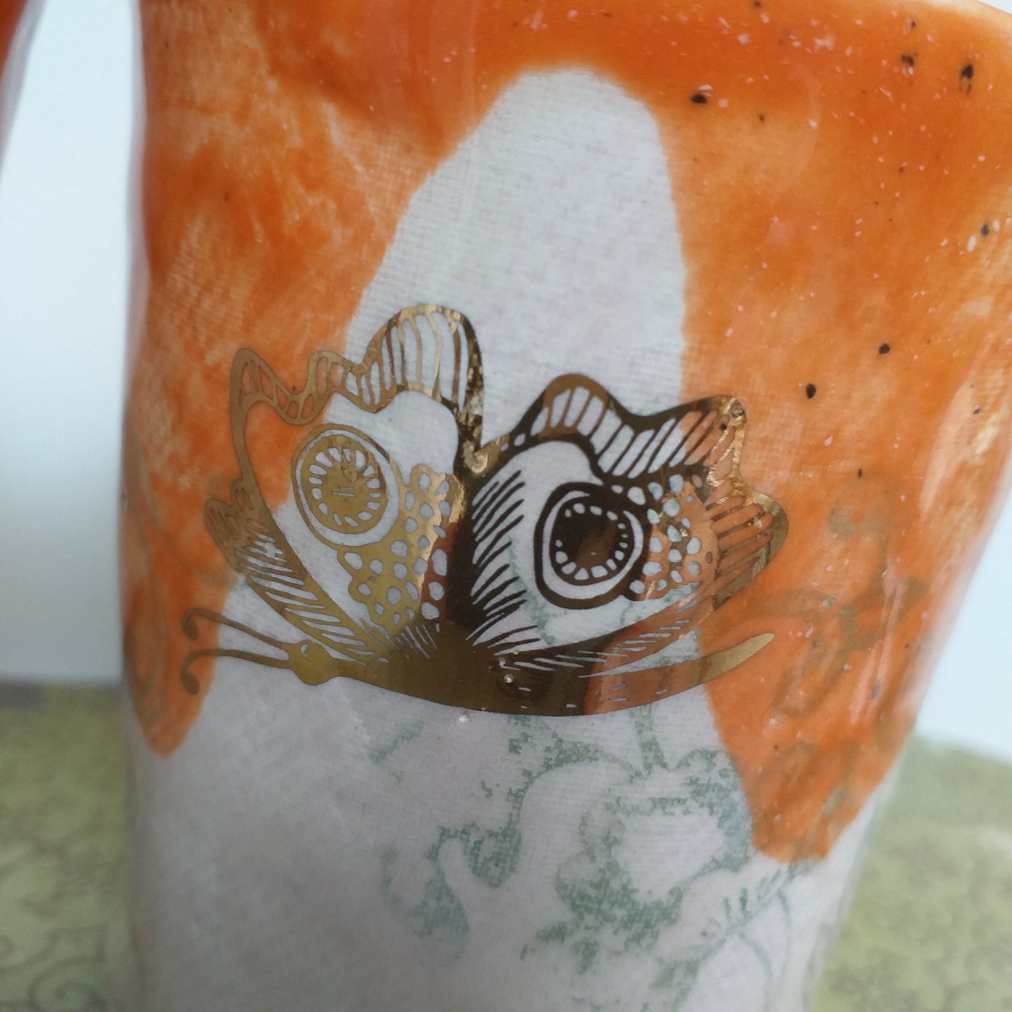 Handmade Ceramic Beaker 8.5cm