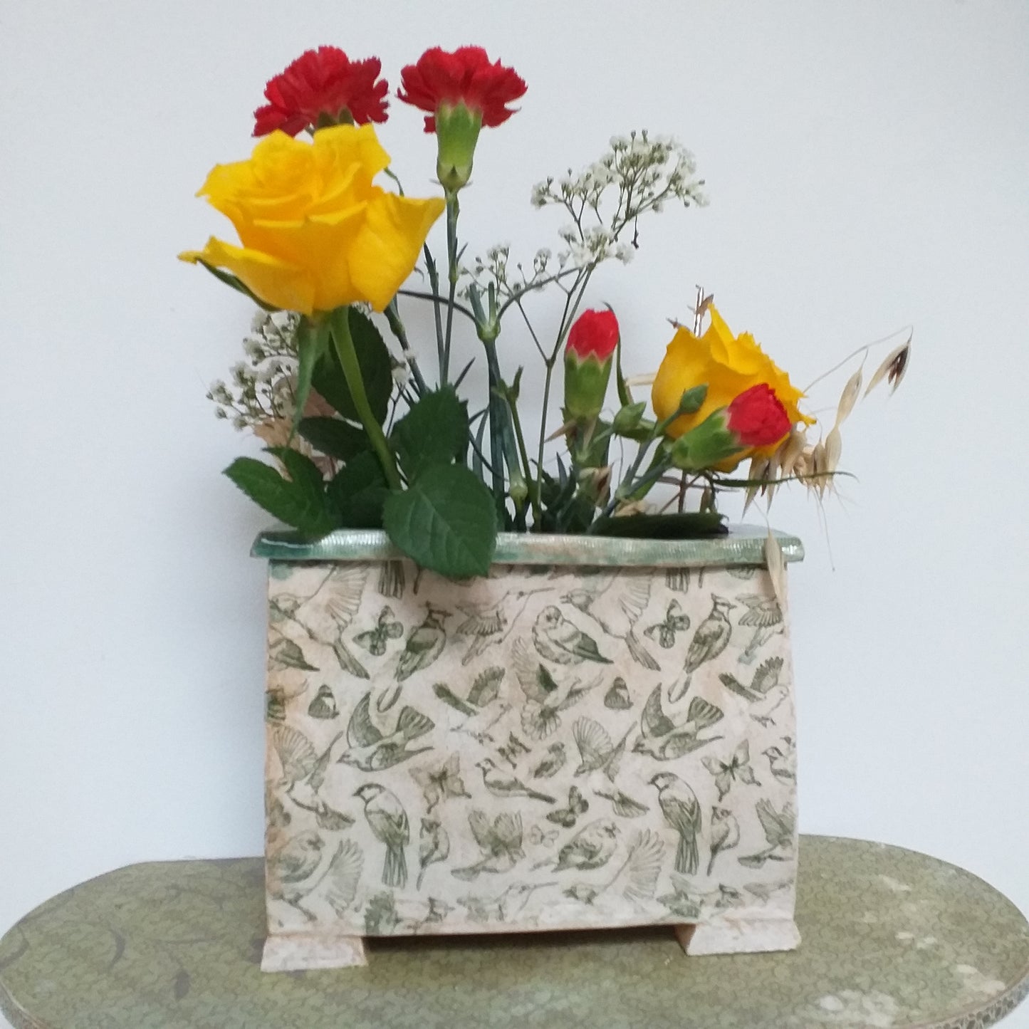 Rectagular flower vase